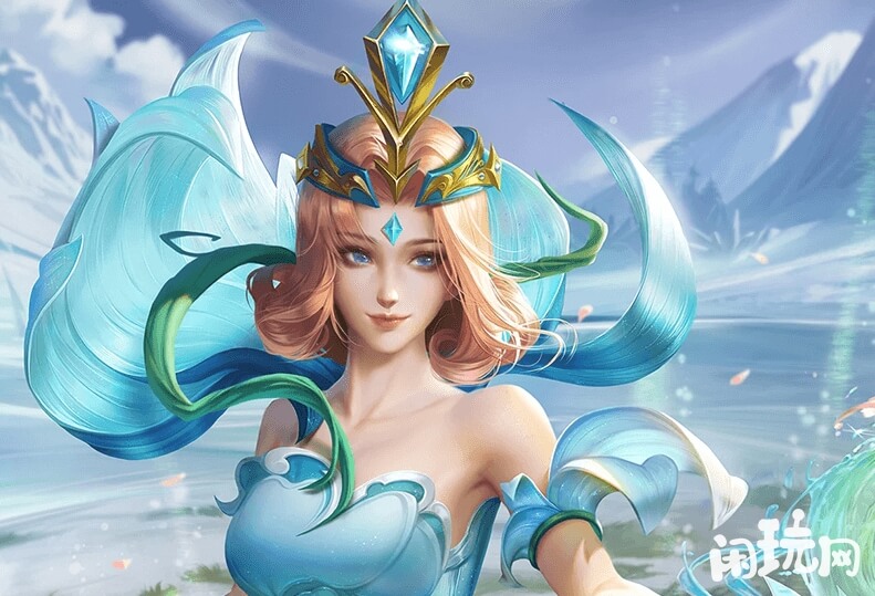 甄姬战令限定皮肤落雪兰心